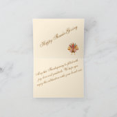 On Thanksgiving we wish you love Kaart (Binnen)