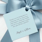 On The Beach Wedding Bedankjes Labels