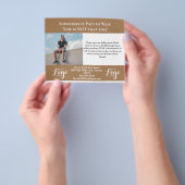 On the Fence Real Estate Postcards Flyer (Hand)