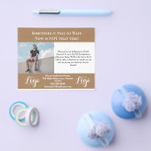 On the Fence Real Estate Postcards Flyer (Enkel)