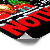 On The Naughty List And Regret Nothing Christmas X Poster (Hoek)