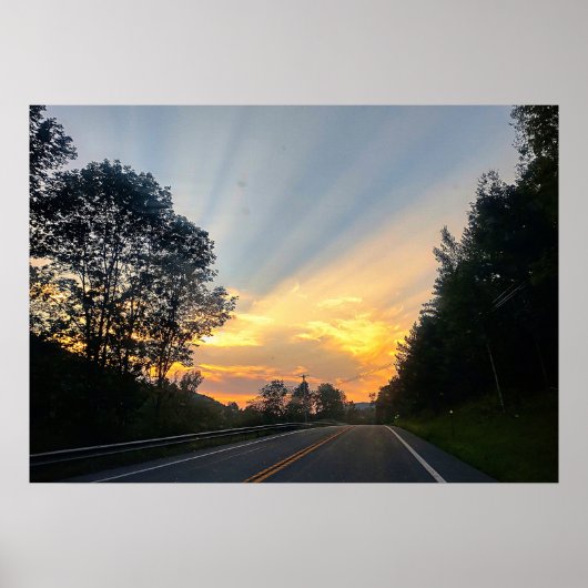 ON THE ROAD POSTER (Voorkant)