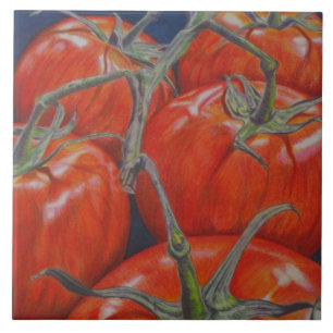 "On the Vine" Tile Trivet Tegeltje