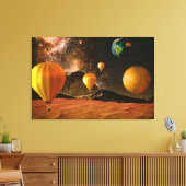 On the Way Canvas Afdruk (Insitu (Woonkamer))