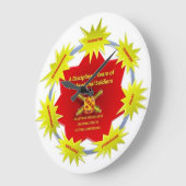 On Time Vision Clock Grote Klok (Hoek)