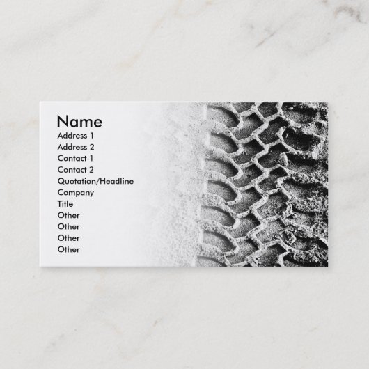 On Track Visitekaartje (Voorkant)