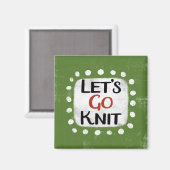 On va Knit Refrigerator Magnet (Recto/Verso)