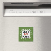 On va Knit Refrigerator Magnet (In Situ (Lave-vaisselle))