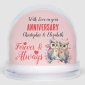 On your anniversary owl lovers names pink red (Avant)