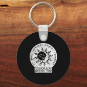 On Your Darkest Night Remember Tomorrow Needs You  Sleutelhanger (Voorkant)