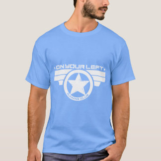 On Your Left Running Club Gedecoreerde Print grapp T-shirt