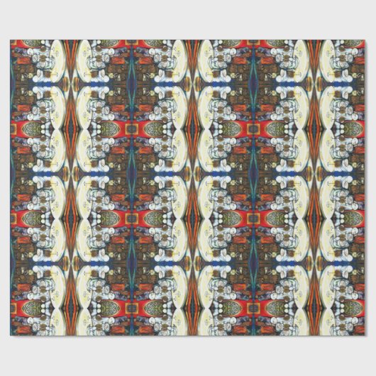 Onaangedaan door uitdaging cadeaupapier (Vlak)