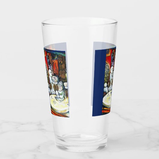 Onaangedaan door uitdaging glas (Links)