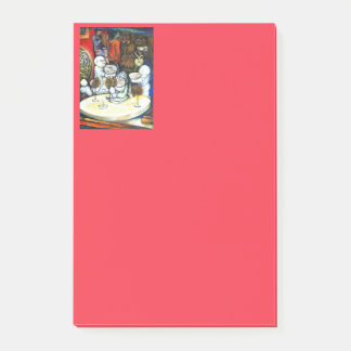 Onaangedaan door uitdaging post-it® notes