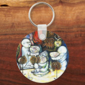 Onaangedaan door uitdaging sleutelhanger (Achterkant)