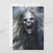 Onaangenaam lelijke kwaadaardige banshee 