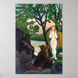 Onaangename verrassing Henri Rousseau Poster