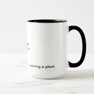Onaangeraakt, ongesproken, die een Plant Bukowski  Mok