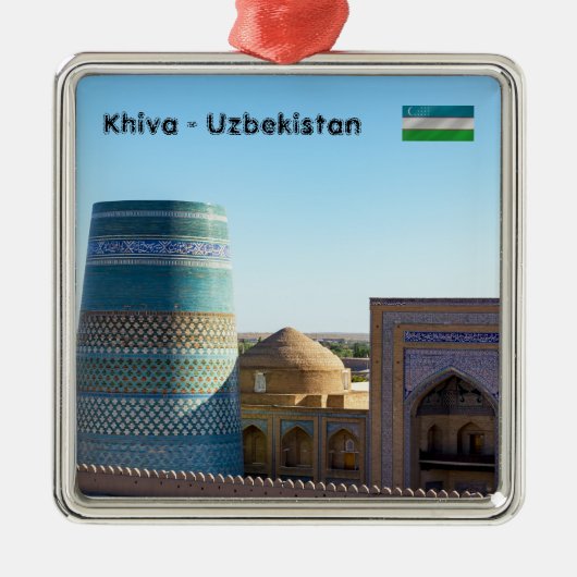 Onafgewerkt Kalta Minor Minaret - Khiva, Oezbekist Metalen Ornament (Voorkant)