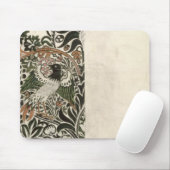 Onafgewerkt ontwerp van "Bird and Vine"-houten blo Muismat (Met muis)