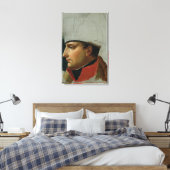 Onafgewerkt portret van Napoleon I Canvas Afdruk (Insitu (Slaapkamer))