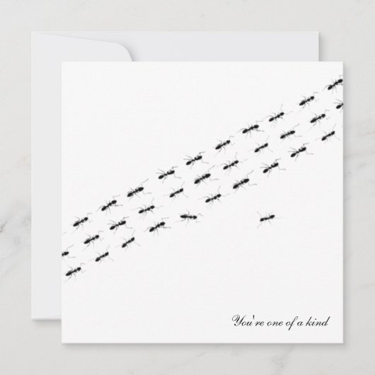 Onafhankelijk Ants Briefkaart (Voorkant)