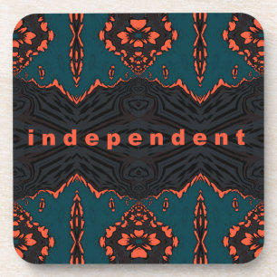 Onafhankelijk en trots bier onderzetter