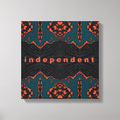 Onafhankelijk en trots canvas afdruk (Voorkant)