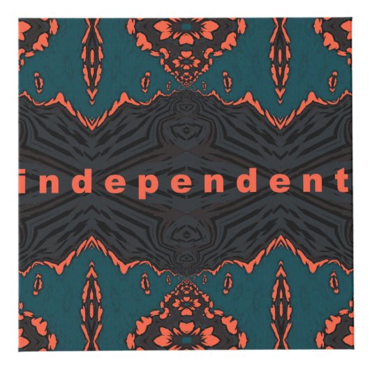 Onafhankelijk en trots. kubus (Rechts)