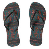 Onafhankelijk en trots. teenslippers (Voetbed)