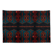 Onafhankelijk in Oranje en groen Kussensloop (Achterkant-Rechts)