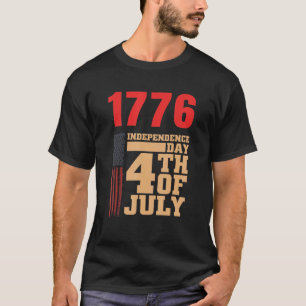 Onafhankelijke dag 4 juli Patriottische Amerikaans T-shirt