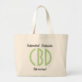 onafhankelijke distributeur CBD-canvas tas (Voorkant)