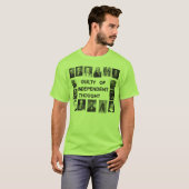 Onafhankelijke gedachte t-shirt (Voorkant volledig)