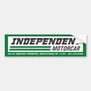 ONAFHANKELIJKE MOTORCAR Bumpersticker