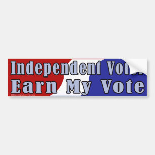 Onafhankelijke verdien mijn Bumpersticker