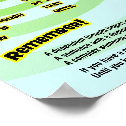 Onafhankelijke woorden poster (Hoek)