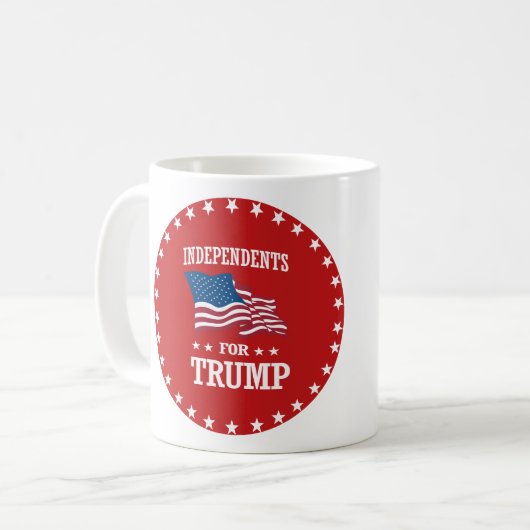 ONAFHANKELIJKHEDEN VOOR VERTROUWEN KOFFIEMOK (Voorkant links)