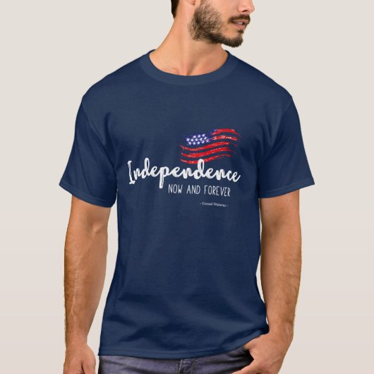 Onafhankelijkheid 4 juli t-shirt (Voorkant)