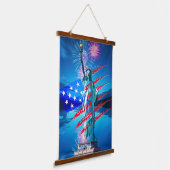 ONAFHANKELIJKHEID HANGEND WANDKLEED (Gebogen)