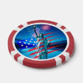 ONAFHANKELIJKHEID POKER CHIPS (Enkel)