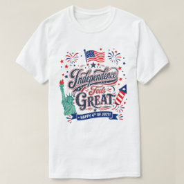 Onafhankelijkheid VoeltSuper–Gelukkig 4 juli Patri T-shirt