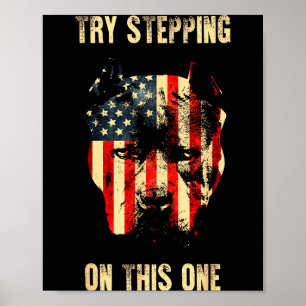 Onafhankelijkheid vrijheid 4 juli usa vlag patriot poster