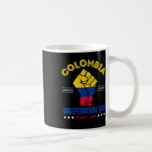 Onafhankelijkheidsdag 1810 Republiek Colombia 2023 Koffiemok