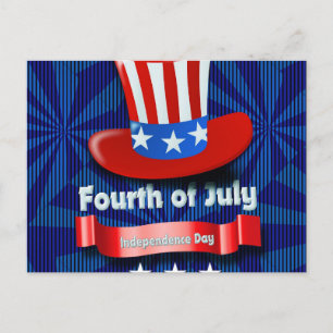 Onafhankelijkheidsdag/4 juli feestdagenkaart