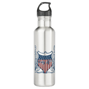 Onafhankelijkheidsdag 4 juli  Schild w/Stars Waterfles