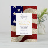 Onafhankelijkheidsdag 4e dag van de uitnodiging va (Staand Voorkant)