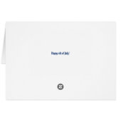 Onafhankelijkheidsdag Amerikaanse adelaar (Achterkant Horizontaal)