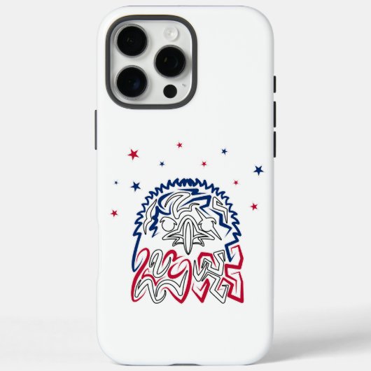 Onafhankelijkheidsdag Amerikaanse adelaar Case-Mate iPhone Case (Achterkant)