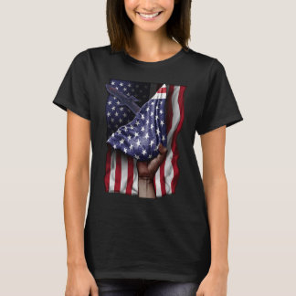 Onafhankelijkheidsdag Amerikaanse vlag Buzzard T-shirt